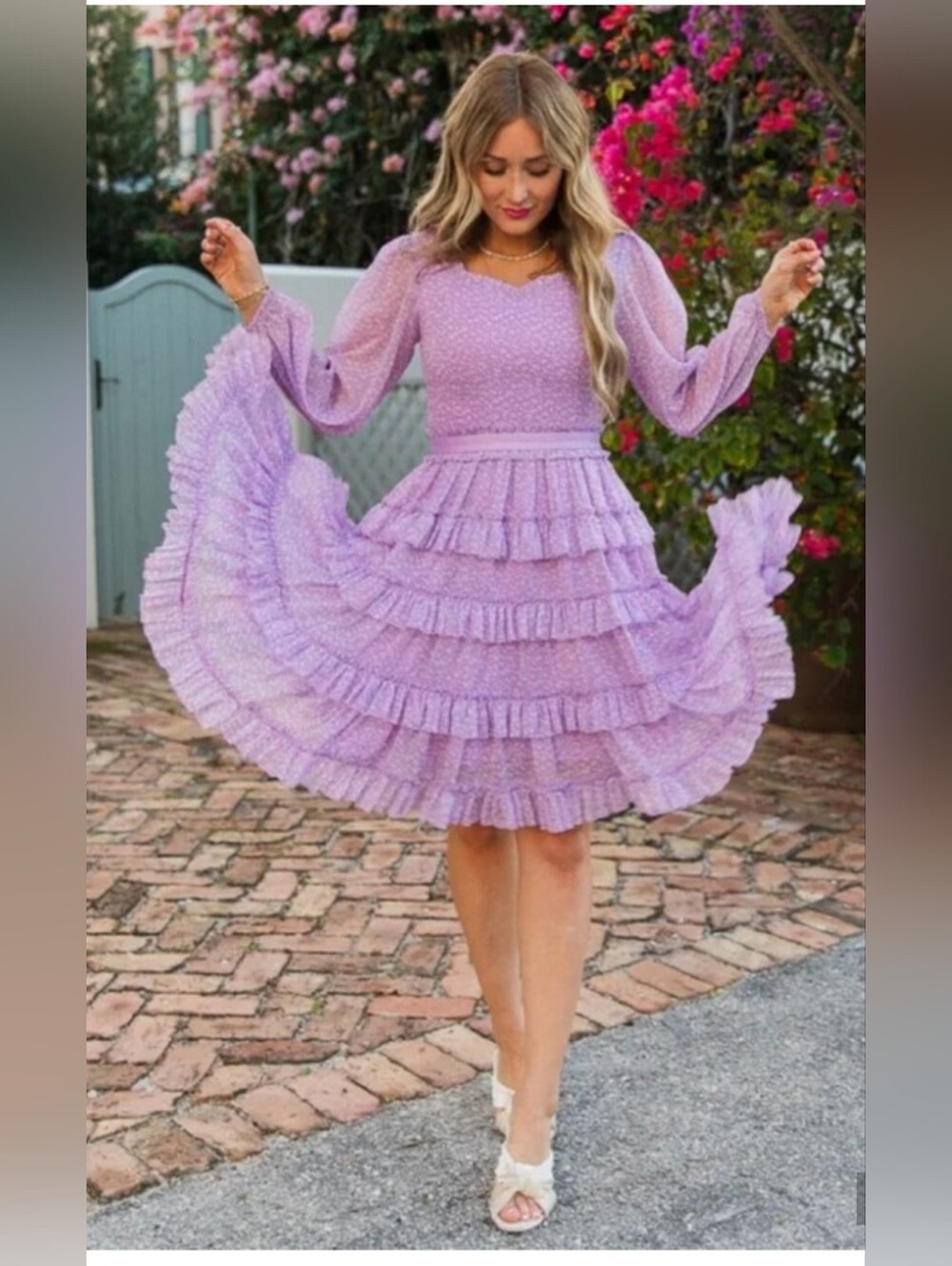 Ivy City Co Sammy Dress In Purple